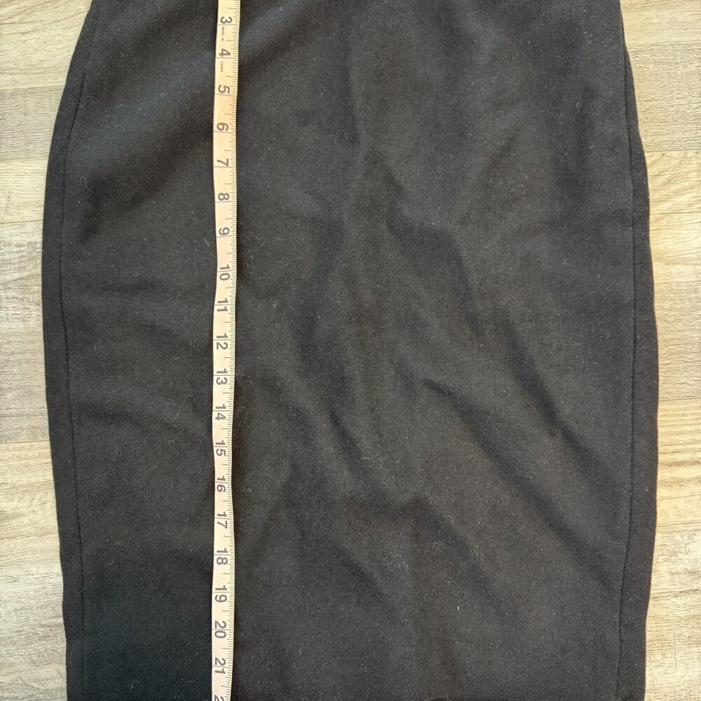 J. Crew NWT Black Wool Blend Pencil Skirt Lined, Work Wear P15 - Picture 3 of 6